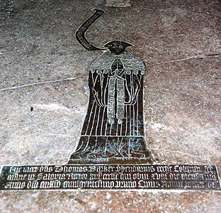 Brass of Thomas Parker May 2011